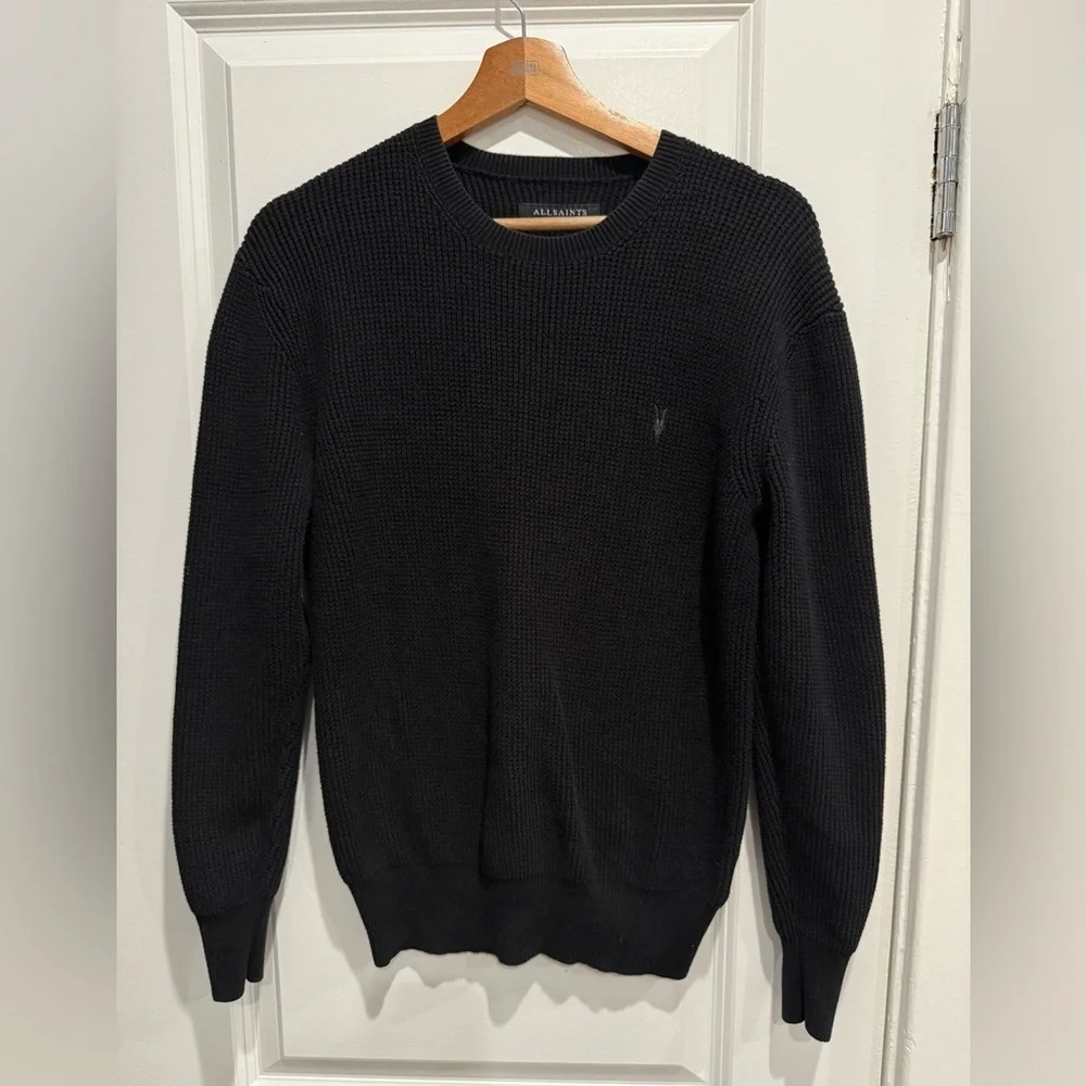 All Saints Charcoal Crewneck Sweater